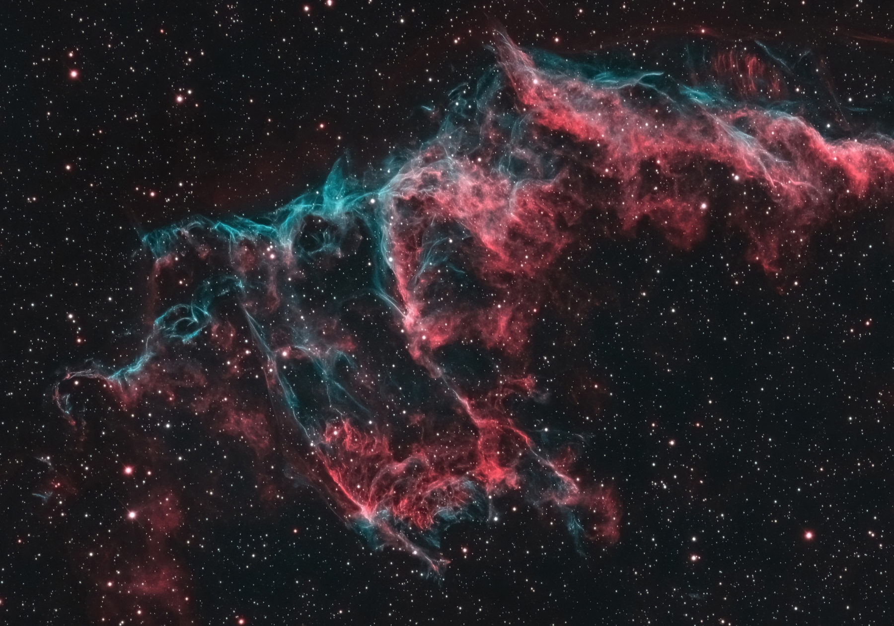 Eastern Veil Nebula by Greg Polanski SkyNews.